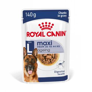Royal Canin Maxi Ageing saqueta em molho para cães